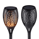 Solcellelamper med flimrende flammeeffekt