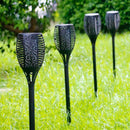 Solcellelamper med flimrende flammeeffekt