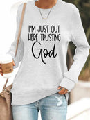 Jeg Stoler Bare På Gud - Sweatshirt