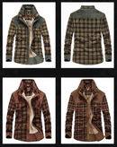 Flannelternet vinterjakke